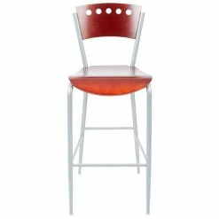 Lancaster Table & Seating Mahogany Finish Bar Height Cafe Chair -Lancaster Table & Seating Shop 1096637