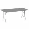 Correll 30" X 60" Rectangular Gray Granite High Pressure Heavy Duty Folding Table