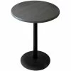 Holland Bar Stool OD214-2230BWOD30RChar 30" Round Charcoal Outdoor / Indoor Standard Height Table With Round Base