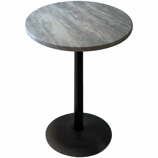 Holland Bar Stool OD214-2242BWOD30RGryStn 30" Round Greystone Outdoor / Indoor Bar Height Table With Round Base 1 Holland Bar Stool OD214-2242BWOD30RGryStn 30" Round Greystone Outdoor / Indoor Bar Height Table With Round Base