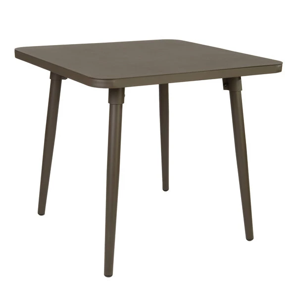 BFM Seating Fresco 32" Square Table With Solid Aluminum Top And Bronze Powder Coat 1 BFM Seating Fresco 32" Square Table With Solid Aluminum Top And Bronze Powder Coat