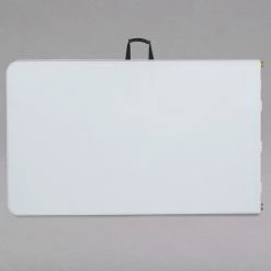 Flash Furniture RB-3096FH-ADJ-GG 30" X 96" Rectangular Height Adjustable Granite White Plastic Bi-Fold Folding Table -Lancaster Table & Seating Shop 1745524