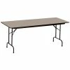 Correll 18" X 72" Savannah Sand Finish Premium Laminate 3/4" High Pressure Heavy-Duty Folding Table