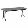 Correll 18" X 60" Montana Granite Finish Premium Laminate 3/4" High Pressure Heavy-Duty Folding Table