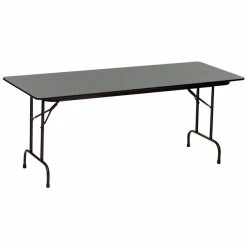 Correll 30" X 48" Montana Granite Finish Premium Laminate 3/4" High Pressure Heavy-Duty Folding Table