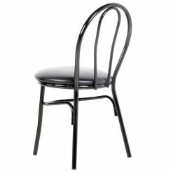 Lancaster Table & Seating Black Hairpin Cafe Chair With 1 1/4" Padded Seat 6 Lancaster Table & Seating Black Hairpin Cafe Chair With 1 1/4" Padded Seat -Lancaster Table & Seating Shop 1845988