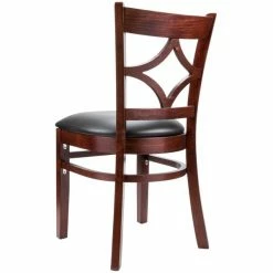 Lancaster Table & Seating Mahogany Diamond Back Chair With 2 1/2" Padded Seat -Lancaster Table & Seating Shop 1846185