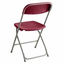 Lancaster Table & Seating Red Textured And Contoured Folding Chair -Lancaster Table & Seating Shop 1865431