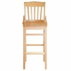 Lancaster Table & Seating Natural School House Bar Height Chair 7 Lancaster Table & Seating Natural School House Bar Height Chair -Lancaster Table & Seating Shop 1870143