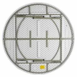 Lancaster Table & Seating 72" Round Heavy-Duty Granite White Plastic Folding Table 5 Lancaster Table & Seating 72" Round Heavy-Duty Granite White Plastic Folding Table -Lancaster Table & Seating Shop 1909021