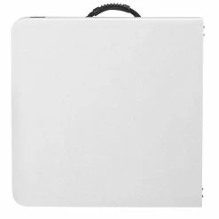 Lifetime 4428 48" X 24" White Granite Plastic Light-Duty Adjustable Fold-In-Half Table 7 Lifetime 4428 48" X 24" White Granite Plastic Light-Duty Adjustable Fold-In-Half Table -Lancaster Table & Seating Shop 1913824