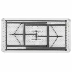Lifetime 2940 48" X 24" White Granite Plastic Folding Table 5 Lifetime 2940 48" X 24" White Granite Plastic Folding Table -Lancaster Table & Seating Shop 1915041