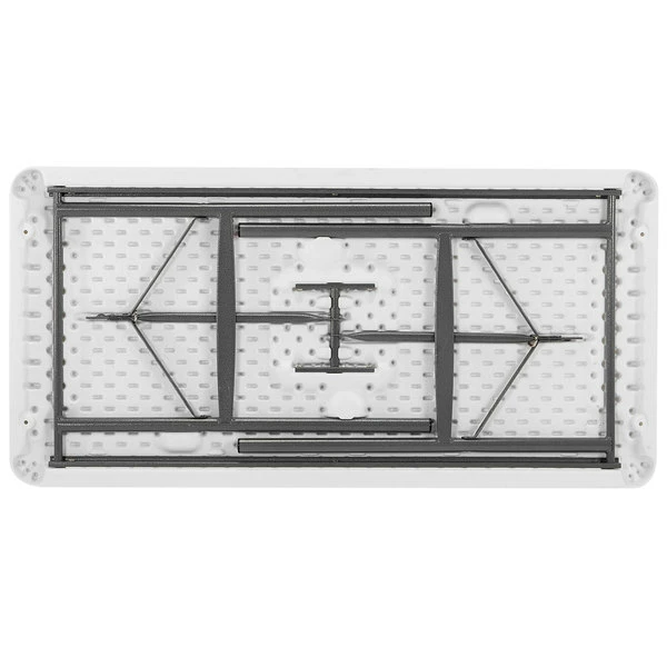 Lifetime 2940 48" X 24" White Granite Plastic Folding Table 3 Lifetime 2940 48" X 24" White Granite Plastic Folding Table - Image 3