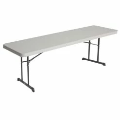 Lifetime 80127 96" X 30" Putty Professional-Grade Plastic Folding Table
