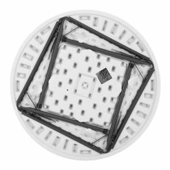 Lifetime 22960 46" Round White Granite Plastic Folding Table 6 Lifetime 22960 46" Round White Granite Plastic Folding Table -Lancaster Table & Seating Shop 1916662