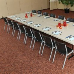 Lifetime 80250 96" X 30" Almond Plastic Professional-Grade Plastic Folding Table 7 Lifetime 80250 96" X 30" Almond Plastic Professional-Grade Plastic Folding Table -Lancaster Table & Seating Shop 1917420