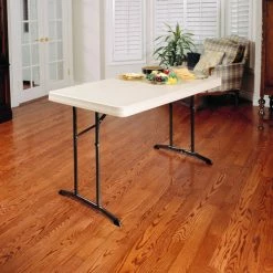Lifetime 80568 48" X 30" Almond Plastic Folding Table