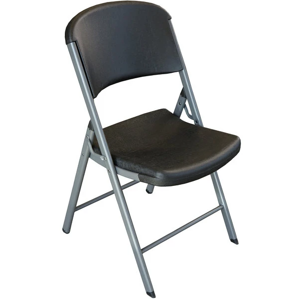 Lifetime 80407 Black Classic Folding Chair - 4/Pack 1 Lifetime 80407 Black Classic Folding Chair - 4/Pack