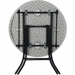Lifetime 80230 33" Putty Round Folding Table -Lancaster Table & Seating Shop 1920107