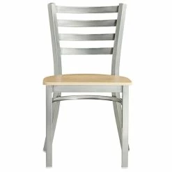 Lancaster Table & Seating Clear Coat Finish Ladder Back Chair With Natural Wood Seat -Lancaster Table & Seating Shop 2079872