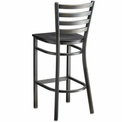 Lancaster Table & Seating Distressed Copper Finish Ladder Back Bar Stool With Black Wood Seat 7 Lancaster Table & Seating Distressed Copper Finish Ladder Back Bar Stool With Black Wood Seat -Lancaster Table & Seating Shop 2088389