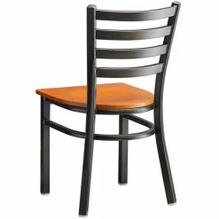 Lancaster Table & Seating Distressed Copper Finish Ladder Back Chair With Cherry Wood Seat -Lancaster Table & Seating Shop 2088557