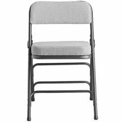 Lancaster Table & Seating Grey Fabric Folding Chair With 2" Padded Seat 7 Lancaster Table & Seating Grey Fabric Folding Chair With 2" Padded Seat -Lancaster Table & Seating Shop 2095674