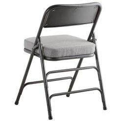 Lancaster Table & Seating Grey Fabric Folding Chair With 2" Padded Seat 8 Lancaster Table & Seating Grey Fabric Folding Chair With 2" Padded Seat -Lancaster Table & Seating Shop 2095675