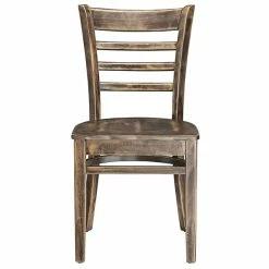 Lancaster Table & Seating Vintage Finish Wooden Ladder Back Chair With Vintage Wood Seat 9 Lancaster Table & Seating Vintage Finish Wooden Ladder Back Chair With Vintage Wood Seat -Lancaster Table & Seating Shop 2107009