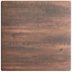 LT&S Excalibur Lancaster Table & Seating Excalibur 27 1/2" X 27 1/2" Square Bar Height Table With Textured Walnut Finish And Cross Base Plate -Lancaster Table & Seating Shop 2114156