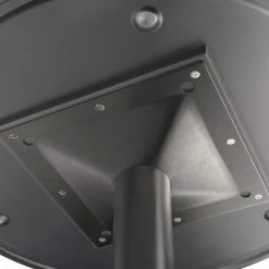 LT&S Excalibur Lancaster Table & Seating Excalibur 31 1/2" Round Counter Height Table With Textured Yukon Oak Finish And Cross Base Plate -Lancaster Table & Seating Shop 2119838