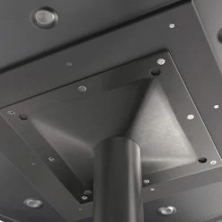 LT&S Excalibur Lancaster Table & Seating Excalibur 36" Round Dining Height Table With Textured Farmhouse Finish And Cross Base Plate -Lancaster Table & Seating Shop 2121868