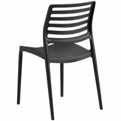 Lancaster Table & Seating Allegro Black Resin Side Chair -Lancaster Table & Seating Shop 2125076