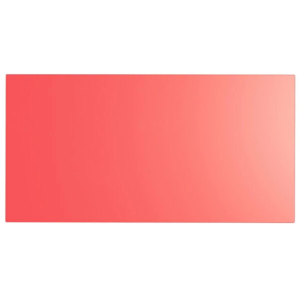 LT&S Alloy Series Lancaster Table & Seating Alloy Series 63" X 32" Red Dining Height Outdoor Table With 6 Industrial Cafe Chairs 5 LT&S Alloy Series Lancaster Table & Seating Alloy Series 63" X 32" Red Dining Height Outdoor Table With 6 Industrial Cafe Chairs - Image 5