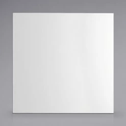 LT&S Alloy Series Lancaster Table & Seating Alloy Series 32" X 32" Square White Dining Height Outdoor Table With 4 Industrial Cafe Chairs -Lancaster Table & Seating Shop 2135622