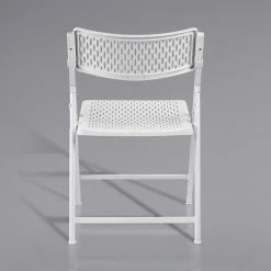 National Public Seating 1421 AirFlex White Polypropylene Premium Folding Chair -Lancaster Table & Seating Shop 2140022