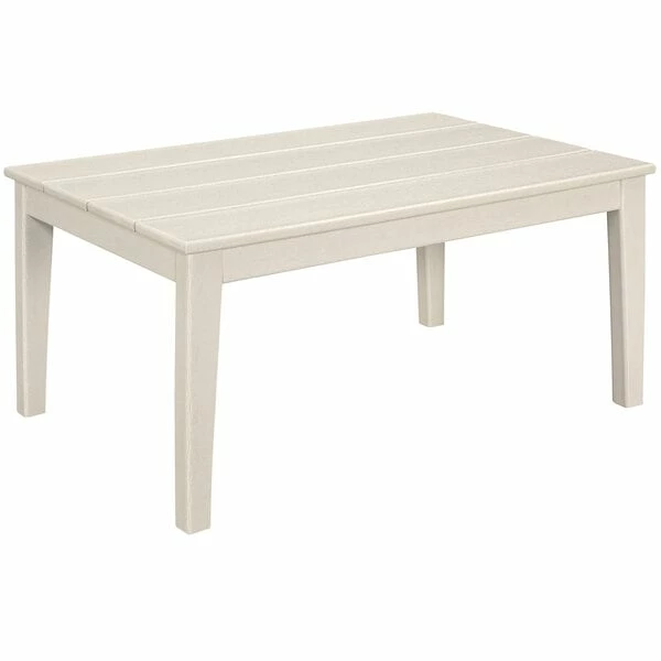 POLYWOOD Newport 22" X 36" Sand Coffee Table 1 POLYWOOD Newport 22" X 36" Sand Coffee Table