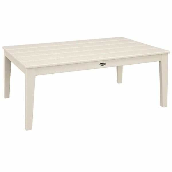POLYWOOD Newport 28" X 42" Sand Coffee Table 1 POLYWOOD Newport 28" X 42" Sand Coffee Table