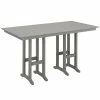 POLYWOOD Farmhouse 37" X 72" Slate Grey Bar Height Table
