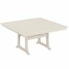 POLYWOOD Farmhouse Trestle 59" Sand Dining Height Table