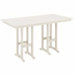 POLYWOOD Farmhouse 37" X 72" Sand Bar Height Table