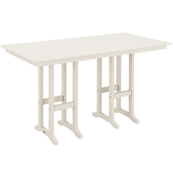 POLYWOOD Farmhouse 37" X 72" Sand Bar Height Table 1 POLYWOOD Farmhouse 37" X 72" Sand Bar Height Table