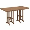 POLYWOOD Farmhouse 37" X 72" Teak Bar Height Table