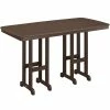 POLYWOOD Nautical 37" X 72" Mahogany Bar Height Table