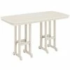 POLYWOOD Nautical 37" X 72" Sand Bar Height Table