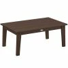 POLYWOOD Lakeside 36" X 22 5/16" Mahogany Coffee Table