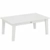 POLYWOOD Lakeside 36" X 22 5/16" White Coffee Table