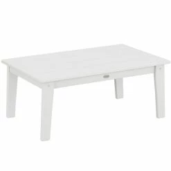 POLYWOOD Lakeside 36" X 22 5/16" White Coffee Table