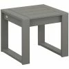 POLYWOOD Edge 19 7/8" Slate Gray End Table