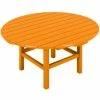POLYWOOD 38" Tangerine Round Conversation Table
